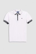 COCCODRILLO t-krekls ar īsam piedurknēm ELEGANT JUNIOR BOY, balts, WC3143604EJB-001