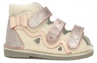 BARTEK sandales, krēmkrāsa/rozā, 22 izmērs, T-11686-V005