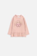 COCCODRILLO t-krekls ar garām piedurknēm SOFT ALPINE GIRL NEWBORN, powder pink,  ZC3143104SGN-033