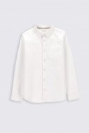 COCCODRILLO krekls ar garām piedurknēm BACK TO SCHOOL BOY, balts, 122 cm, ZC2136102BSB-001