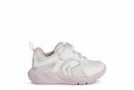 GEOX sporta apavi, balti/rozā, 25 izmērs, B254TB-1454-C0406