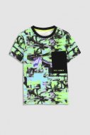 COCCODRILLO t-krekls ar īsam piedurknēm DIGITAL WORLD KIDS, multicoloured, WC3143201DWK-022