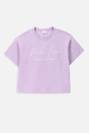 COCCODRILLO t-krekls ar īsam piedurknēm GARDEN ENGLISH JUNIOR, violeti, WC4143201GEJ-016-