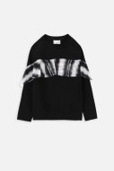 COCCODRILLO t-krekls ar garām piedurknēm MAXI MINI GIRL KIDS, melns,  ZC3143104MGK-021