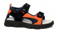 BARTEK sandales, melna/oranža, 32 izmērs, T-16077002