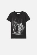 COCCODRILLO t-krekls ar īsam piedurknēm EVERYDAY GIRL A, melni, WC4143209VGA-021-