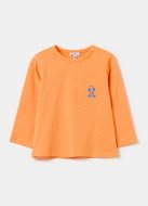 OVS t-krekls ar garām piedurknēm, oranži, , 0019017