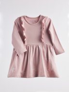 CAN GO kleita ar garām piedurknēm SQUIRELLL, rozā, 98 cm, KGSS-360-98