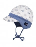 MAXIMO cepure ar nagu, balta/zila, 43 cm, 25500-099173-65