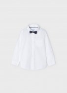 MAYORAL krekls ar garām piedurknēm 5A, balts, 98 cm, 4184-60