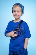 COCCODRILLO t-krekls ar īsam piedurknēm SKATE KIDS, tumši zils, WC3143202SKK-015