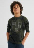 MAYORAL t-krekls ar garām piedurknēm 7B, lichen, 162 cm, 7005-83