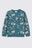 COCCODRILLO džemperis LICENCE BOY, turquoise, 110 cm, ZC2132102LIB-013