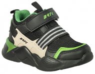 BARTEK sporta apavi, melni/zaļi, 30 izmērs, T-15595009