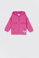 COCCODRILLO džemperis ar rāvējslēdzēju ar kapuci MAGIC, rozā, 74 cm, WC2132401MAG-007