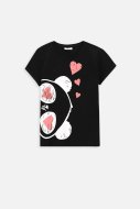 MOKIDA t-krekls ar īsam piedurknēm MONOCHROMATIC GIRL, melni, WM4143207MOG-021-