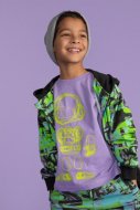 COCCODRILLO džemperis ar rāvējslēdzēju ar kapuci DIGITAL WORLD KIDS, multicoloured, WC3132401DWK-022