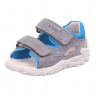 SUPERFIT sandales FLOW, pelēks/gaiši zili, 21 izmērs, 1-000033-2500