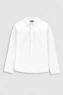 COCCODRILLO krekls ar garām piedurknēm ELEGANT JUNIOR BOY, balts, WC3136102EJB-001