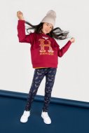 COCCODRILLO džemperis LICENCE GIRL, ķiršu krāsa, 134 cm, ZC2132103LIG-017