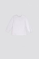COCCODRILLO t-krekls ar garām piedurknēm ROSE, balts, 86 cm, WC2143103ROS