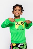 COCCODRILLO marškinėliai ilgomis rankovėmis GAMER BOY KIDS, žali, WC4143102GBK-011-110, 110 cm