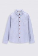 COCCODRILLO krekls ar garām piedurknēm BACK TO SCHOOL BOY, gaiši zils, 158 cm, ZC2136103BSB-036