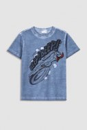 COCCODRILLO t-krekls ar īsam piedurknēm LICENCE BOY, zils, WC3143209LIB-014