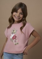 MAYORAL t-krekls ar īsam piedurknēm 8C, gaiši rozā, 6089-26