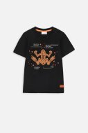 COCCODRILLO t-krekls ar īsam piedurknēm DESERT EXPLORER KIDS, melni, WC4143203DEK-021-