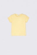 COCCODRILLO t-krekls ar īsam piedurknēm BASIC GIRL, dzeltens, 134 cm, WC2143201BAG-004
