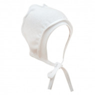LORITA bērnu cepure ar apgrieztas šuves, balta, 40 cm, 28-95