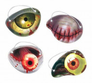AMSCAN Zombija acs, 12 dažādi veidi, 398147-55
