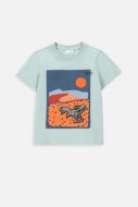 COCCODRILLO t-krekls ar īsam piedurknēm DESERT EXPLORER KIDS, piparmētru krāsa, WC4143202DEK-031-