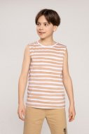 COCCODRILLO t-krekls bez piedurknēm EVERYDAY BOY, bēšs, WC3143301EVB-002