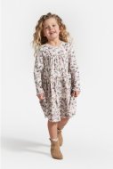 COCCODRILLO kleita ar garām piedurknēm GARDEN ENGLISH KIDS, ecru, WC4129102GEK-003-