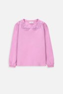 COCCODRILLO t-krekls ar garām piedurknēm GARDEN ENGLISH KIDS, rozā, WC4143103GEK-007-