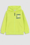 COCCODRILLO džemperis ar kapuci TAKE THE WAVE, lime, 152 cm, WC2132402TAK-030