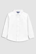 COCCODRILLO krekls ar garām piedurknēm ELEGANT BABY BOY, balts, WC3136102EBB-001