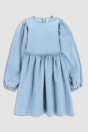 COCCODRILLO kleita ar garām piedurknēm SPORTI ROMANTIC JUNIOR, zila, WC3128102SRJ-014