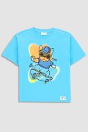 COCCODRILLO t-krekls ar īsam piedurknēm SKATE KIDS, zils, WC3143205SKK-014