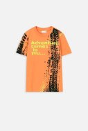 COCCODRILLO t-krekls ar īsam piedurknēm EVERYDAY BOY A, oranži, WC4143211VBA-006-