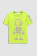 COCCODRILLO t-krekls ar īsam piedurknēm DIGITAL WORLD KIDS, zaļš, WC3143205DWK-011