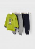 MAYORAL džemperis un džogera bikses (2 gab.) 3G, avocado, 80 cm, 2833-49