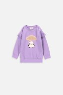 COCCODRILLO t-krekls ar garām piedurknēm SOFT ALPINE GIRL NEWBORN, violets,  ZC3143102SGN-016