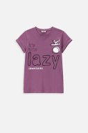 MOKIDA t-krekls ar īsam piedurknēm MONOCHROMATIC GIRL, violeti, WM4143209MOG-016-