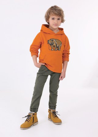 MAYORAL džemperis ar kapuci 5C, saffron, 4422-89 4422-89