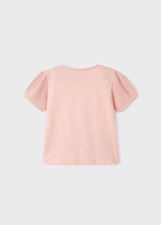 MAYORAL t-krekls ar īsam piedurknēm 6F, blush, 3085-70 