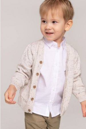 COCCODRILLO krekls ar īsam piedurknēm ELEGANT BABY BOY, balts, WC3136201EBB-001 WC3136201EBB-001-092