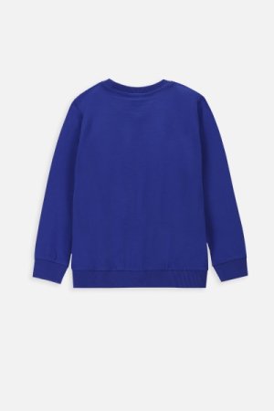 COCCODRILLO marškinėliai ilgomis rankovėmis GAMER BOY KIDS, mėlyni, WC4143103GBK-014-122, 122 cm 